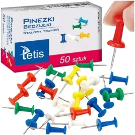pinezki-tablicowe-beczulki-kolorowe-biurowe-tetis-50-sztuk