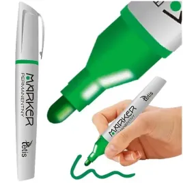 marker-permamentny-wodoodporny-3mm-zielony-koncowka-stozkowa-tetis