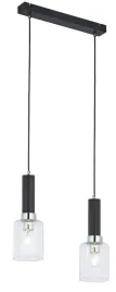 lampa-wiszaca-tuluza-czarny-srebrny-szklane-klosze-2xe27-lampa-sufitowa-dom