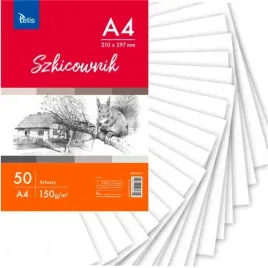 szkicownik-a4-bialy-artystyczny-blok-do-rysowania-150g-50-arkuszy-tetis