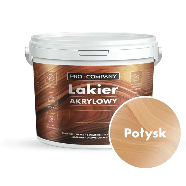 Pro Company Lakier akrylowy do drewna 10L Połysk