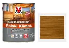 v33-lazura-ochronna-polski-klimat-7-lat-25l-dab-naturalny