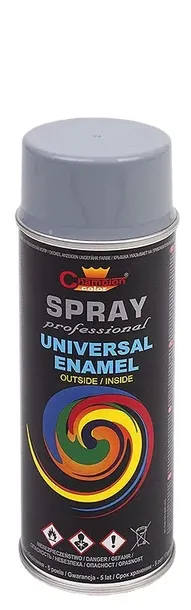 Spray uniwersalny emalia 400 ml szary RAL 7001