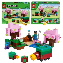 lego-minecraft-21260-wisniowy-ogrod-sunny-zombie-2x-pszczola-2x-niuchacz