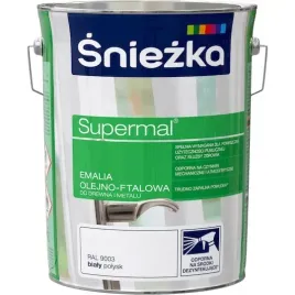 sniezka-supermal-emalia-olejno-ftalowa-5l-bialy-polysk-ral-9003