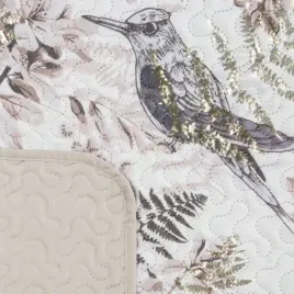 narzuta-na-lozko-poly-200x220-kwiaty-galazki-ptaki-pikowana-glamour-boho