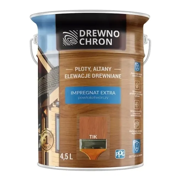 Drewnochron Impregnat Extra powłokotwórczy tik - 4,5L