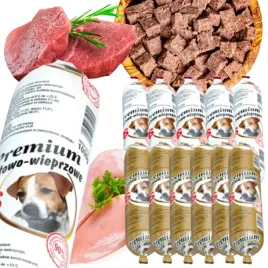 karma-dla-psa-mokra-mix-smakow-premium-batony-kielbasa-90percent-miesa-10-x-1kg