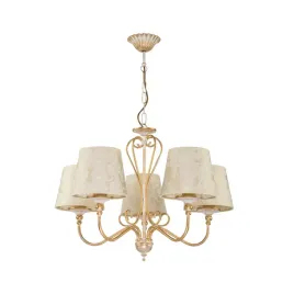 zyrandol-sofia-zloty-bezowy-abazury-5xe27-lampa-wiszaca-do-pokoju-salonu