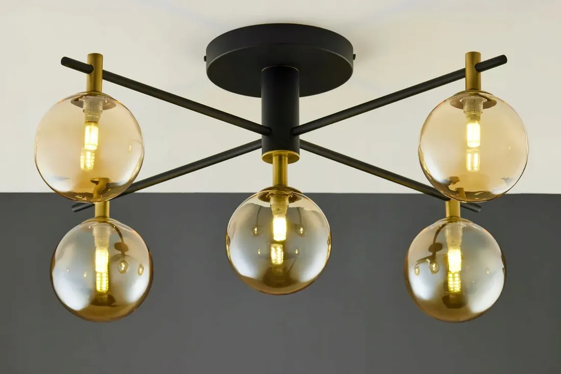 lampa-sufitowa-figaro-czarny-bursztynowy-szklane-klosze-5xg9-lampa-wiszaca