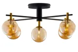 lampa-sufitowa-figaro-czarny-bursztynowy-szklane-klosze-5xg9-lampa-wiszaca-stan-nowy-zasilanie-sieciowe