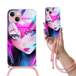 etui-glass-pink-do-iphone-14-manga-kawaii-wzory