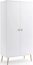 szafa-boho-uchylna-drewniane-nogi-bialy-mat-dwie-polki-drazek