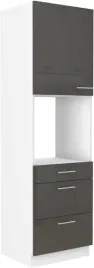 szafka-kuchenna-lara-60-dps-210-3s-1f-bialy-grafit-polysk