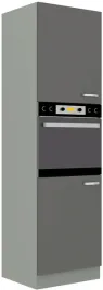 szafka-kuchenna-slupek-grey-60-dp-210-2f-szary-polysk-szary-platynowy