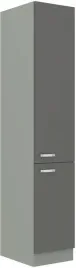 szafka-kuchenna-slupek-grey-40-dk-210-2f-szary-polysk-szary-platynowy