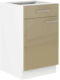 szafka-kuchenna-dolna-lara-50-d-1f-1s-bb-bialy-cappuccino-polysk
