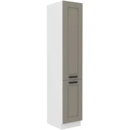 szafka-kuchenna-slupek-luna-40-dk-210-2f-clay-grey-bialy-mat