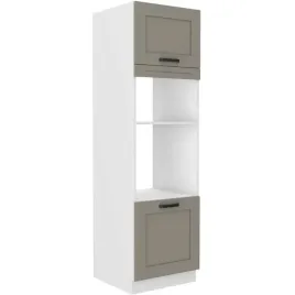 szafka-kuchenna-slupek-luna-60-dpm-210-2f-clay-grey-bialy-mat