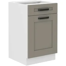 szafka-kuchenna-dolna-luna-50-d-1f-1s-bb-clay-grey-bialy-mat