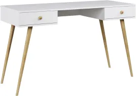 biurko-boho-z-szufladami-drewniane-nogi-bialy-mat