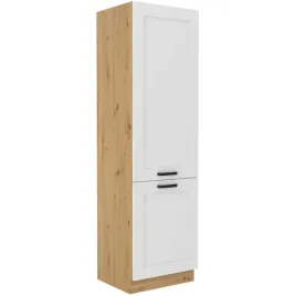 szafka-kuchenna-slupek-luna-60-dk-210-2f-bialy-mat-dab-artisan