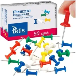 pinezki-tablicowe-beczulki-kolorowe-biurowe-tetis-50-sztuk