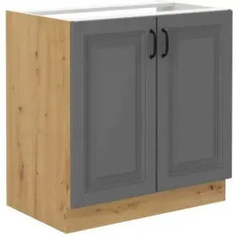 szafka-kuchenna-dolna-stilo-80-zl-2f-bb-dustgrey-dab-artisan