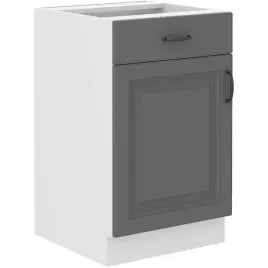 szafka-kuchenna-dolna-stilo-50-d-1f-1s-bb-dustgrey-bialy-mat