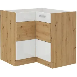 szafka-kuchenna-dolna-artisan-90x90-dn-2f-bb-bialy-polysk-dab-artisan