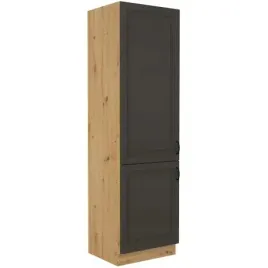 szafka-kuchenna-stilo-60-dk-210-2f-grafit-mat-dab-artisan