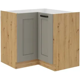 szafka-kuchenna-dolna-narozna-luna-90x90-dn-2f-bb-clay-grey-dab-artisan
