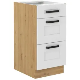 szafka-kuchenna-dolna-luna-40-d-3s-bb-bialy-mat-dab-artisan