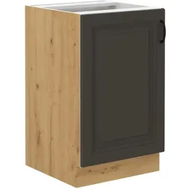 szafka-kuchenna-dolna-stilo-50-d-zl-1f-bb-grafit-mat-dab-artisan