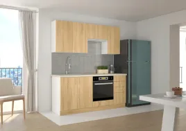 meble-kuchenne-sara-dab-sonoma-bialy-zestaw-kuchnia-szafki-180cm