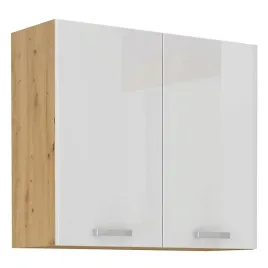 szafka-kuchenna-gorna-artisan-80-g-72-2f-bialy-polysk-dab-artisan