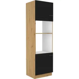 szafka-kuchenna-modena-60-dpm-210-2f-czarny-mat-dab-artisan