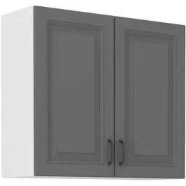 szafka-kuchenna-gorna-stilo-80-g-72-2f-dustgrey-bialy-mat