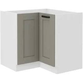 szafka-kuchenna-dolna-narozna-luna-90x90-dn-2f-bb-clay-grey-bialy-mat