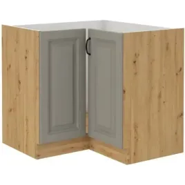 szafka-kuchenna-dolna-narozna-stilo-90x90-dn-2f-bb-claygrey-dab-artisan