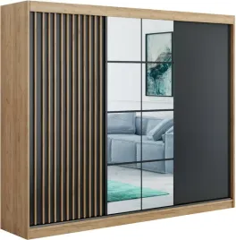 szafa-loftowa-rocco-250-lustro-drzwi-przesuwne-lamele