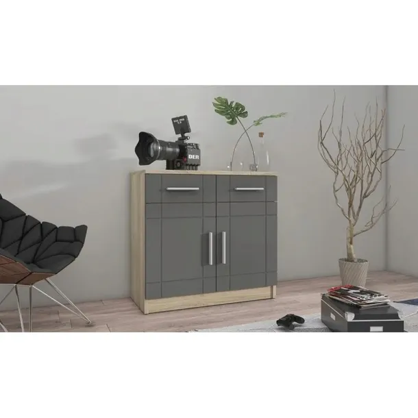 komoda-paris-2f-2s-bialy-dab-sonoma-glebokosc-mebla-37-cm