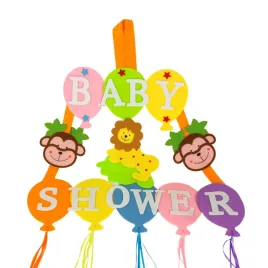 baner-zawieszka-dekoracja-z-filcu-baby-shower-kolorowy-safari-balony