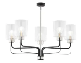 zyrandol-ceres-czarny-srebrny-transparentny-szklane-klosze-5xe27-wiszaca