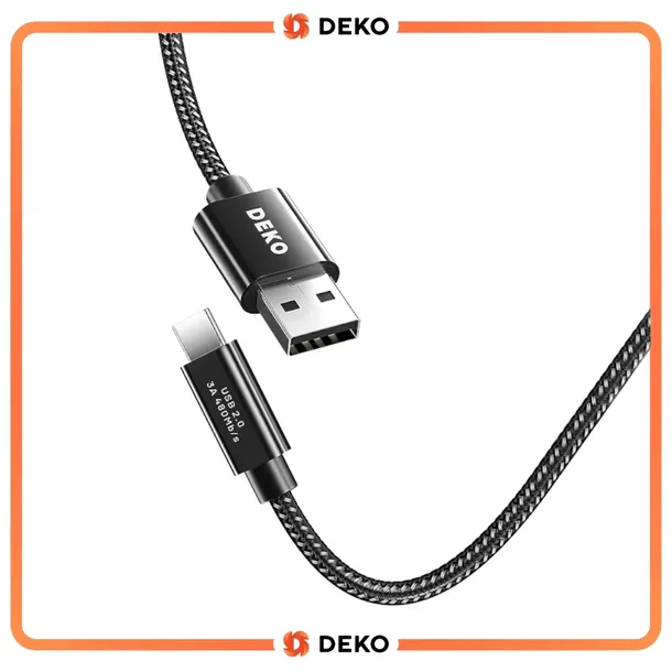 kabel-usb-c-szybkie-ladowanie-3a-do-android-auto-usb-typ-c-a-2m-deko-waga-z-opakowaniem-0-01-kg