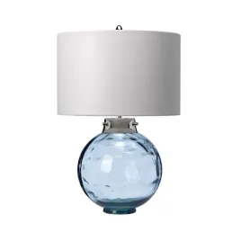 lampa-stolowa-szklana-niebieska-z-jasnym-szarym-abazurem-okragla-elstead