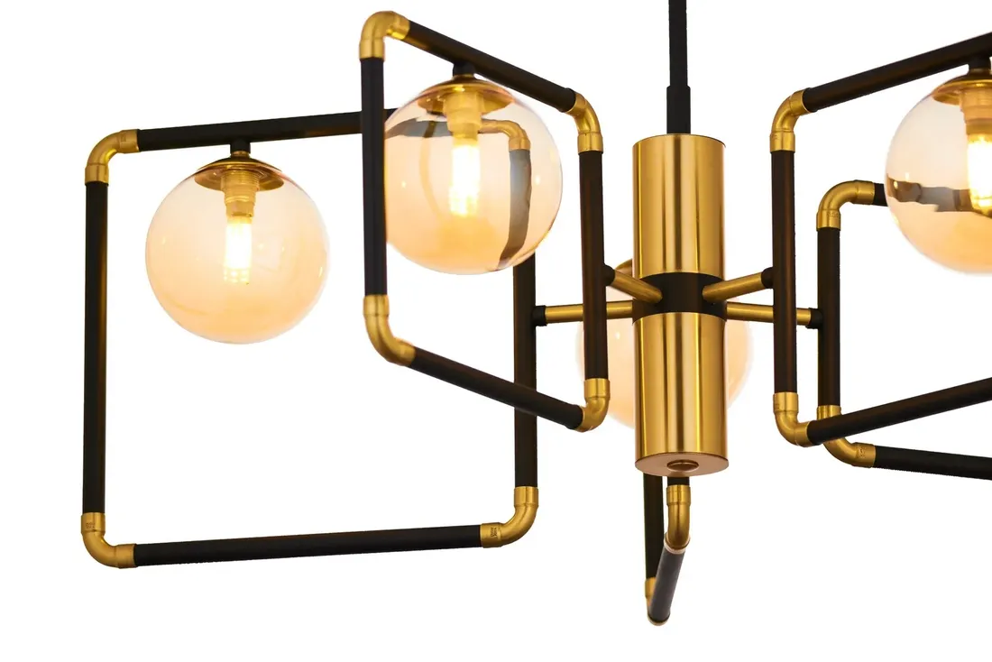 zyrandol-ibra-czarny-bursztynowy-szklane-klosze-5xg9-lampa-wiszaca-salon