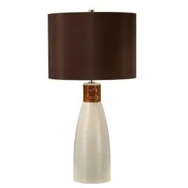 lampa-stolowa-ceramiczna-szara-brazowa-71-cm-z-abazurem-z-paskiem-elstead
