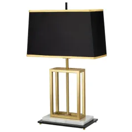 lampa-stolowa-nowoczesna-mosiezna-szczotkowana-czarna-z-abazurem-elstead