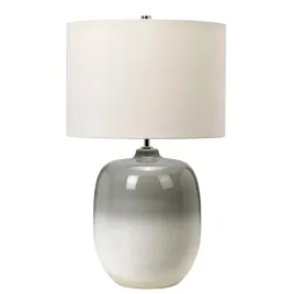 lampa-stolowa-ceramiczna-szaro-biala-z-kremowym-abazurem-do-salonu-elstead